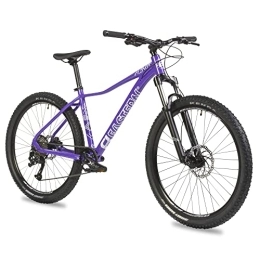 EB Eastern BIkes Mountain Bike Eastern Bikes Alpaka 27.5" Lightweight MTB Mountain Bike, 9-Speed, Hydraulic Disc Brakes, Suspension Fork Availble in 3 Frame Sizes. (17", Purple)