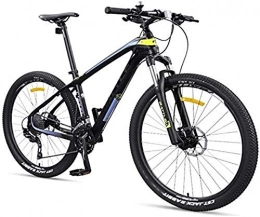 Eortzzpc Mountain Bike Eortzzpc 27.5 inches Adult Mountain Bike, Lightweight Carbon Fiber Frame 27 Speed Mountain Road Vehicles, Double disc Hard Tail Ms. M