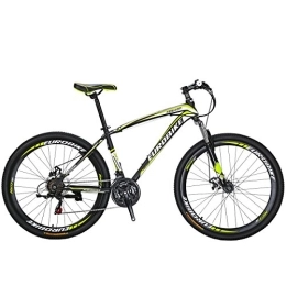 EUROBIKE Bike Euobike Mountain Bike JMC X1 27.5inch Dual Disc Brake MTB Bicycle for Men and Women (YELLOW)
