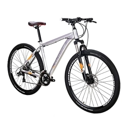 EUROBIKE Mountain Bike Eurobike SD X9 Adult Mountain Bike Light Aluminum Frame Bicycle 29 Inch For Men And Woman (Silver)