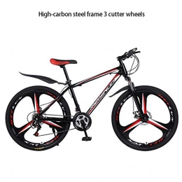 EWQ Mountain Bike EWQ Lightweight Mountain Bike, dual-disc brake 26-Inch Aluminum Alloy / High Carbon Steel 21 / 24 / 27 Speed Mountain Bike, Shock Absorption 3S, 8, 21 speed