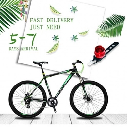 Extrbici Mountain Bike Extrbici XF300 New Mountain Bike 24 Speed Shimano Shifting Gears 27.5' Tyre 19 Inch Aluminum Alloy Frame Fork Suspension with Lockout MTB Hardtail Mountain Bicycle Mechanical Dual Disc Brake (green)