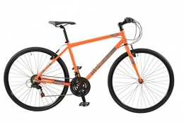 Falcon Bike Falcon Monza Mens' Mountain Bike Orange, 19" inch aluminium frame, 18 speed straight blade high performance steel fork powerful front and rear alloy v brakes