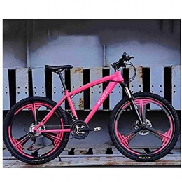 FCYIXIA Mountain Bike FCYIXIA Mountain Bikes Racing Bikes Bicycle Mountain Bike Adult Road Bikes for Men And Women 26In Wheels Adjustable Speed Double Disc Brake Pink Black 27speed zhengzilu (Color : Pink, Size : 21speed)
