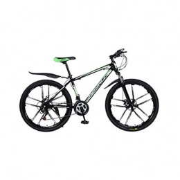 Feiteng Bike Feiteng 2020 mountain biking, off-road mountain bike steel frame made of high carbon steel 26 inch 21-speed bike, Green