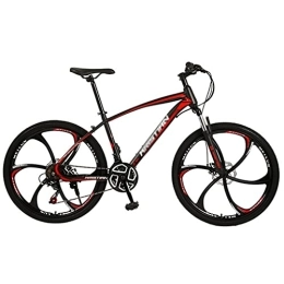FETION Bike FETION Children's bicycle 26 inch Mountain Bike 27 Speed ?Adults Mountain Trail City Bicycle Bold Suspension Frame with Suspension Fork Dual-Disc Brake for Men and Women / 8763