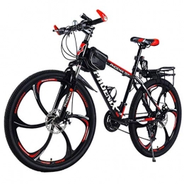 FFF-HAT Mountain Bike FFF-HAT 26 Inch Mountain Bike Double Disc Brake Bicycle Adult Male and Female Variable Speed Student Bicycle Shock Absorption Off-road 22, 24, 27, 30 Speed Bicycle