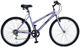 Flite Bike Flite Rapide Women's Mountain Bike Purple, 17 Inch Steel Frame, 18-speed Rigid MTB Frame Built with Comfort and Speed in Mind