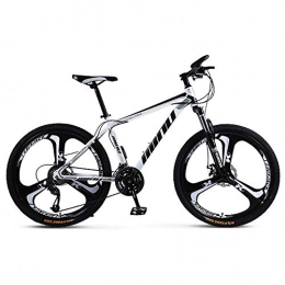 FSXJD Mountain Bike FSXJD 26 Inch Mountain Bike Full Suspension Lightweight Bicycle Easy Install for Students Adults Racing Bike-26 White and black