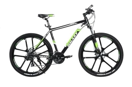 LEONX Mountain Bike Galaxy Adult Mens Mountain Bikes 27.5 inch Aluminium Alloy MTB Suspension Lightweight Alloy Bicycle with Shimano 24 Gears Dual Disc Brake & Hidden Cable Alloy Frame Bike for Men Women