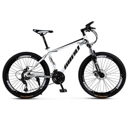 GAOTTINGSD Bike GAOTTINGSD Adult Mountain Bike Bicycle Mountain Bike Adult Men MTB Light Road Bicycles For Women 24 Inch Wheels Adjustable Speed Double Disc Brake (Color : White, Size : 30 Speed)