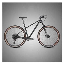 GAOTTINGSD Mountain Bike GAOTTINGSD Adult Mountain Bike Bicycle MTB Adult Mountain Bike Competition Variable Speed Road Bicycles For Men And Women Double Disc Brake Carbon Frame (Color : Black, Size : 29 * 17IN)
