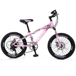 GAOTTINGSD Mountain Bike GAOTTINGSD Adult Mountain Bike Bicycle MTB Adult Mountain Bike Teens Road Bicycles For Men And Women Wheels Adjustable 7 Speed Double Disc Brake (Color : Pink, Size : 22in)