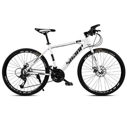 GAOTTINGSD Bike GAOTTINGSD Adult Mountain Bike Mountain Bike Road Bicycle Men's MTB 24 Speed 24 / 26 Inch Wheels For Adult Womens (Color : White, Size : 26in)