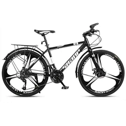 GAOTTINGSD Mountain Bike GAOTTINGSD Adult Mountain Bike MTB Bicycle Road Bicycles Mountain Bike Adult Adjustable Speed For Men And Women 26in Wheels Double Disc Brake (Color : Black, Size : 24 speed)