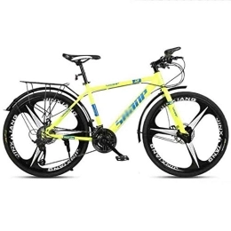 GAOTTINGSD Mountain Bike GAOTTINGSD Adult Mountain Bike MTB Bicycle Road Bicycles Mountain Bike Adult Adjustable Speed For Men And Women 26in Wheels Double Disc Brake (Color : Green, Size : 27 speed)