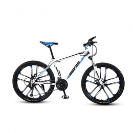 GAOXQ Mountain Bike GAOXQ Mountain Bike for Adult and Youth, 21 Speed 27.5 Inch Lightweight Mountain Bikes Dual Disc Brakes Suspension Fork Blue black