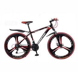 GASLIKE Mountain Bike GASLIKE 26 Inch Mountain Bike Bicycle, High Carbon Steel And Aluminum Alloy Frame, Double Disc Brake, PVC And All Aluminum Pedals, A, 21 speed