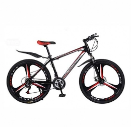 GASLIKE Mountain Bike GASLIKE 26 Inch Mountain Bike Bicycle, High Carbon Steel And Aluminum Alloy Frame, Double Disc Brake, PVC And All Aluminum Pedals, B, 21 speed