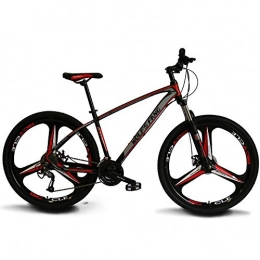 Gemmry Lightweight Bicyle 21/24/27 Speed Mountain Bike 24 inch Tire Road Bike with Double Shock Disc Brake Unisex