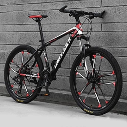 GGXX Mountain Bike GGXX MTB Mountain Bike 26in 21 Speed Height Adjustable MTB Road Bicycle With Double Disc Brakes For Mens And Womens Cycling In Mountain Wasteland Roads Cities