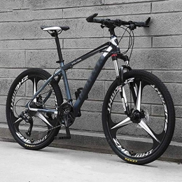 Giow Mountain Bike Giow Black Swordsman 26 Inch Cross-country Mountain Bike, High-carbon Steel Hardtail Mountain Bike, Mountain Bicycle With Front Suspension Adjustable Seat (Color : 24 speed)