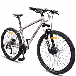 giyiohok Bike giyiohok Hardtail Mountain Bike with Front Suspension and Hydraulic Disc Brake for Men Women Adults Anti-Slip Mountain Bicycle Overdrive TrailChrome-Molybdenum-27.5 Inch_30 Speed