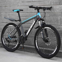 GOLDGOD Bike GOLDGOD 24 Inch Men's Mountain Bike, High-Carbon Steel Hardtail Mtb Bicycle with Adjustable Seat And Spoke Wheel Spring Fork Beginner Level Mountain Bicycle, 30 speed