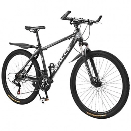 GOLDGOD Mountain Bike GOLDGOD 26 Inch Mountain Bike, Carbon Steel Mtb Bicycle with Full Suspension And Double Disc Brake Mountain Bicycle Non-Slip And Wear-Resistant Tires, 24 speed