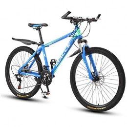 GOLDGOD Mountain Bike GOLDGOD Adult 26-Inch Mountain Bike, High Carbon Steel Hard-Tail Mtb Bicycle Double Suspension Front And Rear Double Disc Brake Mountain Bicycle for Men And Women, 21 speed