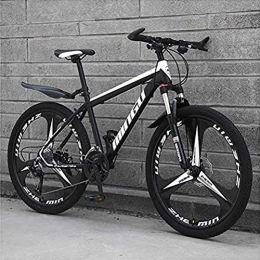 GOLDGOD Bike GOLDGOD High-Carbon Steel Hardtail Mountain Bike, 26 Inch Men's Mtb Bicycle with Front Suspension And Adjustable Seat Mountain Bicycle Quick-Release One-Piece Hub Design, 21 speed