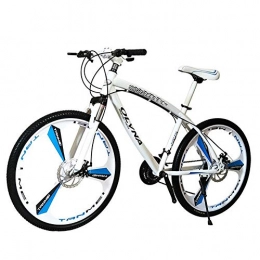 GPAN Bike GPAN 26 inch Mountain Bike for Adults, 21 / 24 Speed, MTB Disc Brakes Bicycle, Suitable for height: 160-185cm, White, 21
