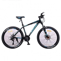 GQFGYYL-QD Mountain Bike GQFGYYL-QD Mountain Bike with Adjustable Seat and Shock Absorption, 26 Inches Wheels 27 Speed Dual Disc Brake Aluminum alloy Mountain Bicycle, for Adults Outdoor Riding, 1