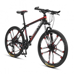 GQFGYYL-QD Mountain Bike GQFGYYL-QD Mountain Bike with Adjustable Seat and Shock Absorption, 26 Inches Wheels 27 Speed Dual Suspension Mountain Bicycle, for Adults Outdoor Riding, 2