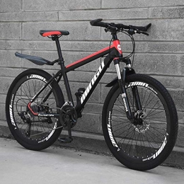 GQQ Mountain Bike GQQ 26Inch Men Mountain Bikes, High-Carbon Steel Hardtail Mountain Bike, Variable Speed Bicycle with Front Suspension Adjustable Seat, A, 30, a, 30