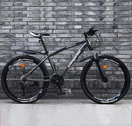 GQQ Bike GQQ Mountain Bike, 24 inch Mountain Bikes High-Carbon Steel Hardtail Mountain Bike Front Suspension Adjustable Seat Mountain Bicycle, 21 Speed