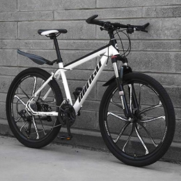 GQQ Mountain Bike GQQ Mountain Bike 26 inch Cutter 10, High-Carbon Steel, B, 21 Variable Speed Bicycle, C