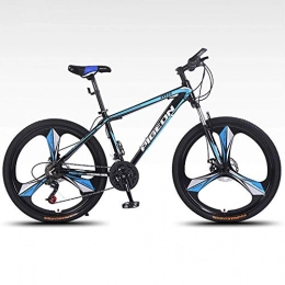 GQQ Mountain Bike GQQ Mountain Bike, Mountain Bikes Adult Aluminum Alloy Frame Dual Disc Brake Suspension Fork Road Trail Bike 26-Inch Integral Wheel All Terrain Bicycle, 24 Speed