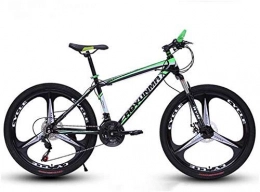 GQQ Bike GQQ Mountain Bike, Twin Disc Brake Bikes, Beach Snowmobile Bike Variable Speed Bicycle Upgrade High-Carbon Steel Frame, D3, 27, A1