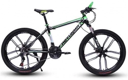 GQQ Mountain Bike GQQ Mountain Bike, Twin Disc Brake Bikes, Beach Snowmobile Bike Variable Speed Bicycle Upgrade High-Carbon Steel Frame, D3, 27, A3