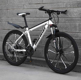 GQQ Bike GQQ Road Bicycle High Carbon Steel Frame Adult Cross Country Bicycle - City Hardtail Mountain Bike, 21 Speed