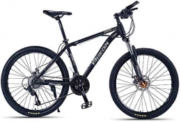 GQQ Bike GQQ Variable Speed Bicycle, Adult Mountain Bikes, 26 inch Highcarbon Steel Frame Hardtail Mountain Bike, Front Suspension Mens Bicycle, All Terrain Mountain Bike, 27 Speed