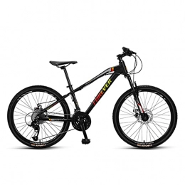 Great Bike GREAT 24-Inch 27 Speed Mountain Bike, aluminum Alloy Frame Bicycle With Adjustable Waterproof Bicycle Seat Dual Disc Brakes Road Bikes For Adult Teen Students(Color:A)