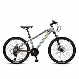 Great Mountain Bike GREAT 24-Inch 27 Speed Mountain Bike, aluminum Alloy Frame Bicycle With Adjustable Waterproof Bicycle Seat Dual Disc Brakes Road Bikes For Adult Teen Students(Color:D)