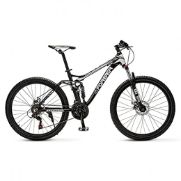Great Mountain Bike GREAT 26 Inch 27 Speed Mountain Bike Bicycle, Aluminum Alloy Frame Exercise Bikes Front And Rear Mechanical Disc Brakes Student Bicycle(Size:27 speed, Color:White)
