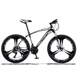 Great Mountain Bike GREAT 26 Inches Mountain Bikes, Man Woman Road Bike 21 Speed Bicycle Dual Disc Brake Bike Thick Anti-skid Wear-resistant Tires Commuter Bike(Color:C)