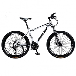 Great Mountain Bike GREAT 26" Wheel Mens Adults Mountain Bike, High-carbon Steel Bicycle 21 / 24 / 27 Speed Shock Absorbing Variable Speed Mountain Bike(Size:21 speed, Color:Black)