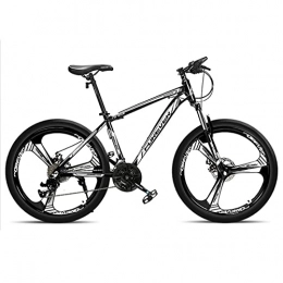 Great Bike GREAT Adult Mountain Bike, 26 Inch Wheels Mens / Womens 17-Inch Alloy Frame Student Bicycle 27 Speed Full Suspension Road Bikes(Size:27 speed, Color:Black)