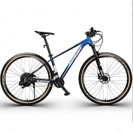 Great Bike GREAT Adult Mountain Bike 29-Inch Wheels, Student Bicycle 24 Speed Spoke Wheels Dual Disc Brake Aluminum Frame Suitable For Riders With A Height Of 175-195 CM(Size:24 speed, Color:Blue)
