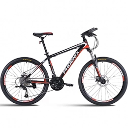 Great Mountain Bike GREAT Lightweight 27 Speeds Mountain Bikes 26 Inch Bicycles Strong Alloy Frame With Disc Brake Outdoor Sports Commuter Bike For Man Woman(Color:Red)